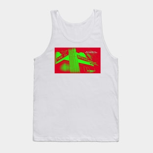 Yale Street & Broadway, Santa Monica, California by Mistah Wilson Tank Top